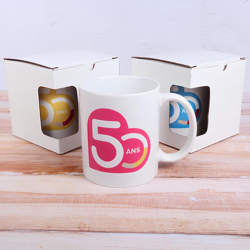 Mug personnalisé « 50 ans »