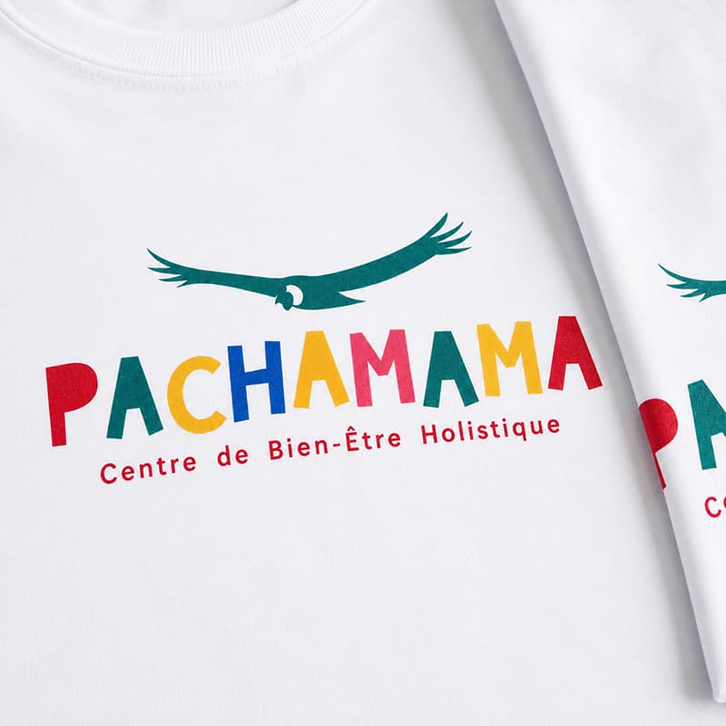 T-shirt personnalisé Pachamama — Centre de bien-être holistique